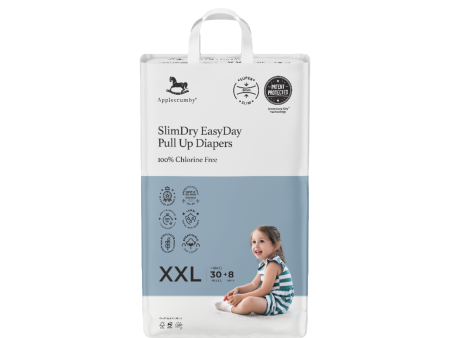 Applecrumby Slimdry Easyday Pull Up Diapers XXL30+8 Mega Hot on Sale