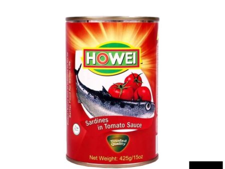 Howei Sardine Litho Tin 425g For Sale