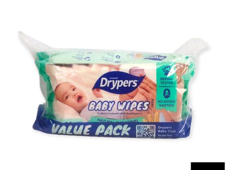 Drypers Baby Wipes Oat Twin Pack 2x80s Supply