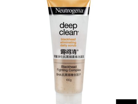 Neutrogena Deep Clean Black Head Eliminating Daily Scrub 100G Hot on Sale