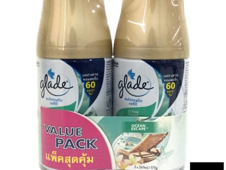 Glade Autospray Ocean Escape Refill (Twin Pack) 175g X 2 Fashion