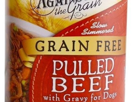 Against the Grain Pulled Beef with Gravy Canned Dog Food Online