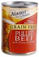 Against the Grain Pulled Beef with Gravy Canned Dog Food Online