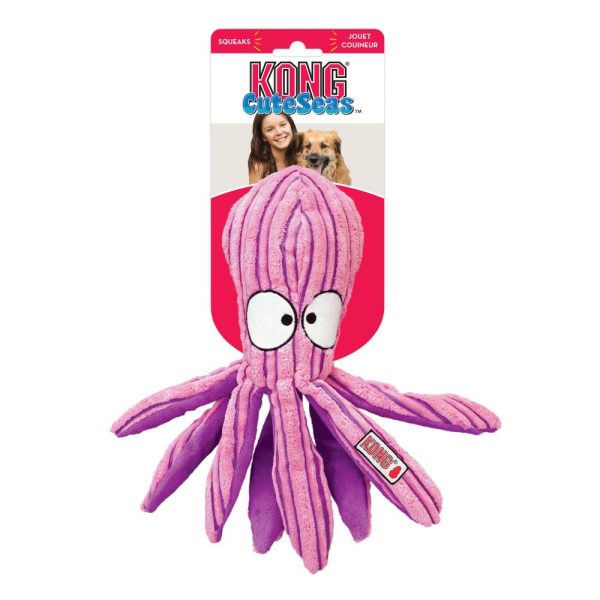 KONG Cuteseas Octopus Crinkle Dog Toy Online now