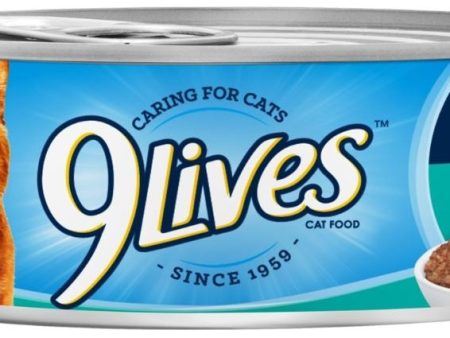 9 Lives Meaty Pate with Chicken and Tuna Dinner Canned Cat Food Discount