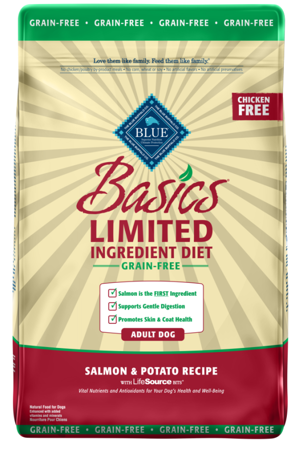 Blue Buffalo Basics Grain Free Adult Salmon & Potato Recipe Dry Dog Food Online Sale