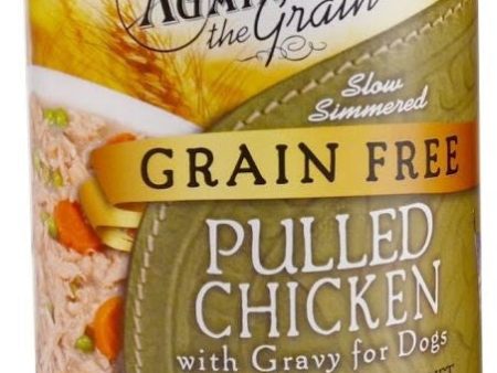 Against the Grain Pulled Chicken in Gravy Canned Dog Food Sale