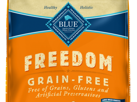 Blue Buffalo Freedom Grain Free Chicken Recipe Large Breed Adult Dry Dog Food Online Sale